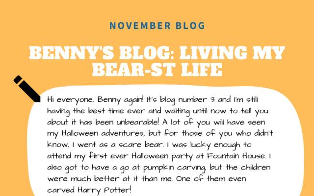 Bennys November Blog