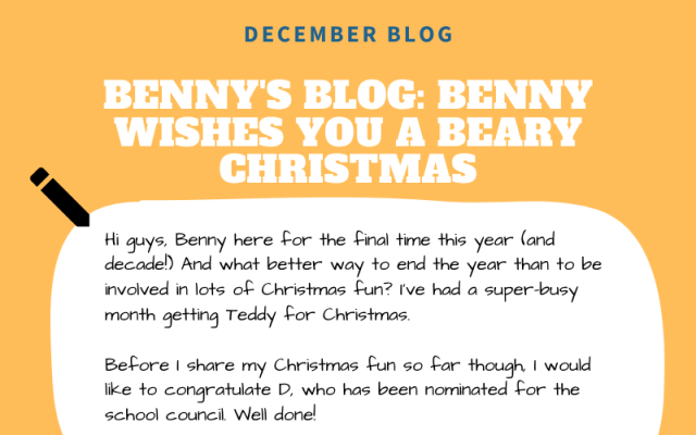 Benny December blog