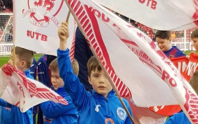 Saltburn Athletic U9 Flag Waving