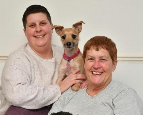 Foster carers Sally and Annabelle