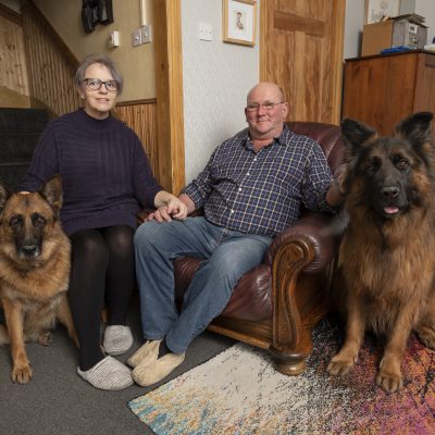 Carers and dog