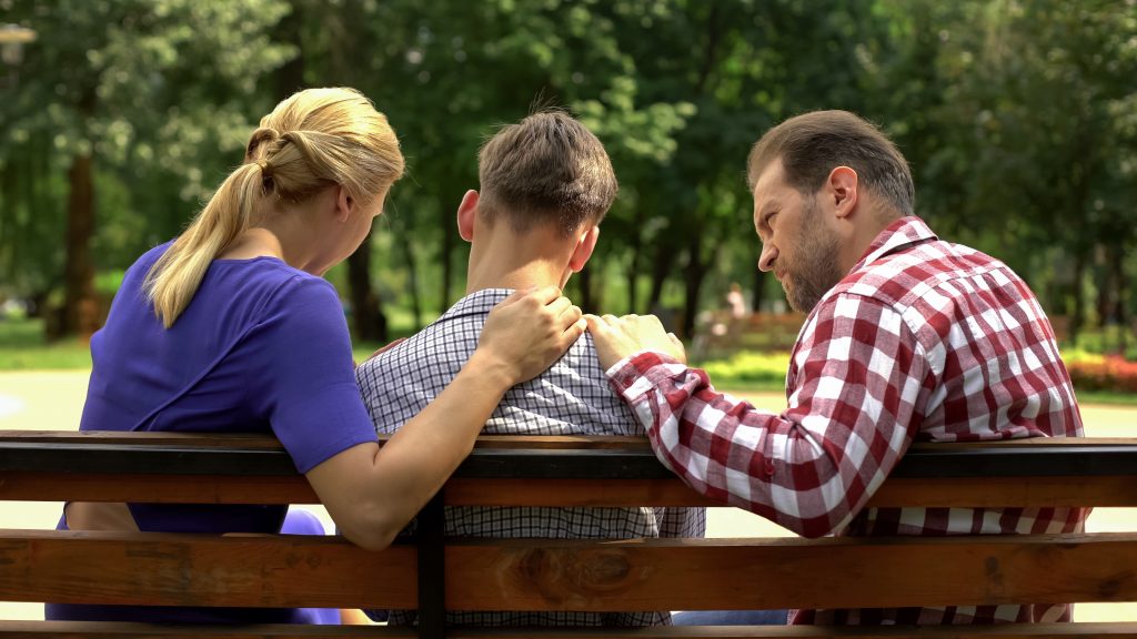 Couple help teenage boy deal with anxiety