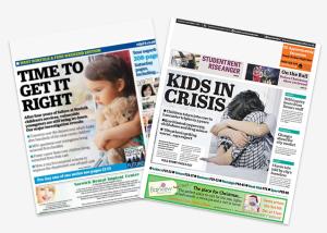 Children in Care in Newspaper