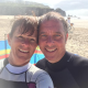 foster carers in wet suits