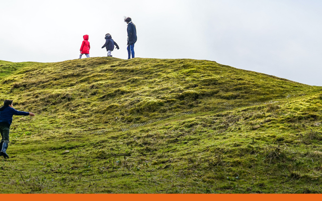 Five Rivers banner with ukraine flag