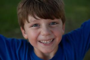 foster child smiling