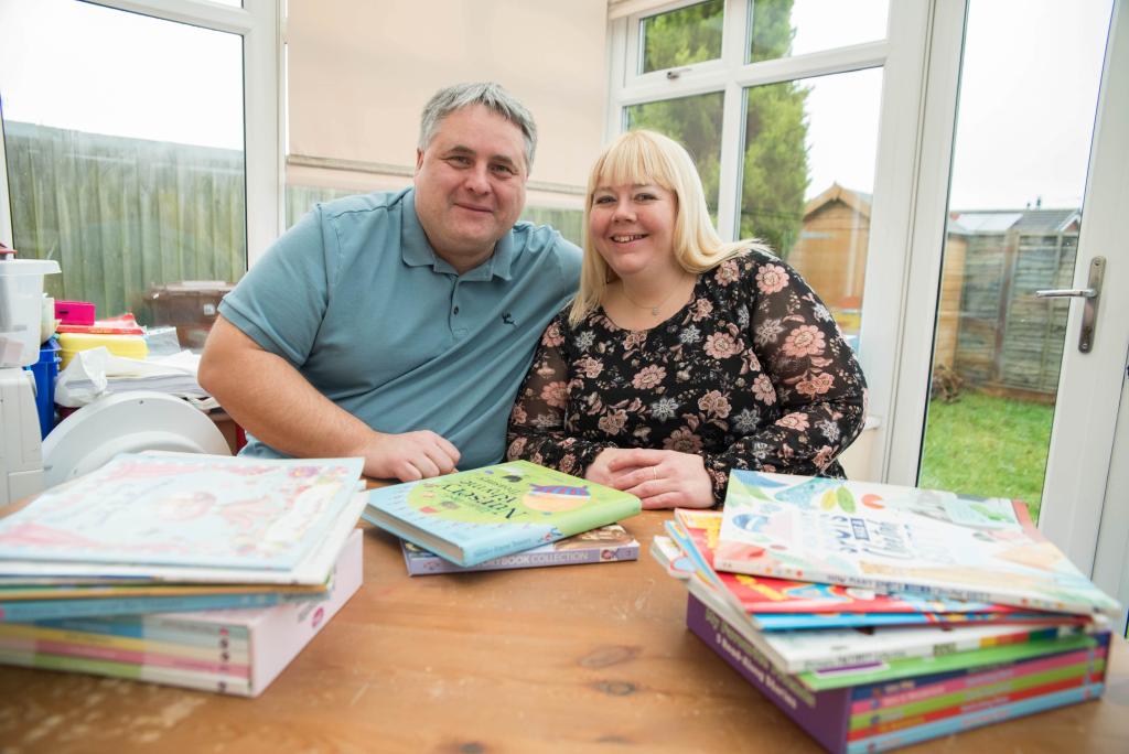 Foster Carer couple Hannah Hertherington and Dave Winfindale