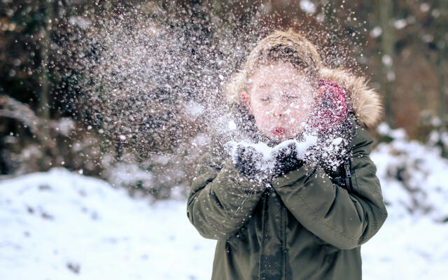 Foster child at Christmas