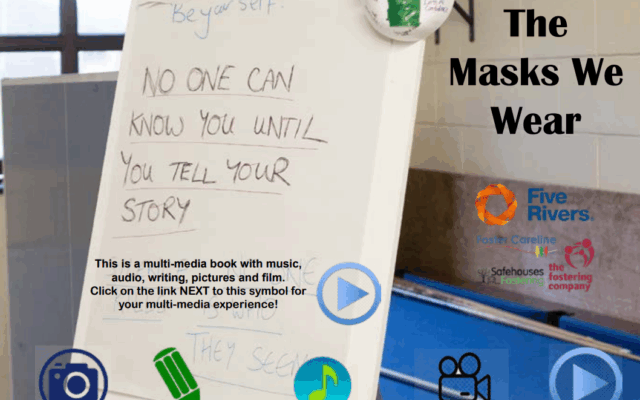 The Masks We Wear poetry front cover